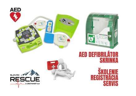 Defibrilátor ZOLL AED PLUS + Exteriérová skrinka + Školenie