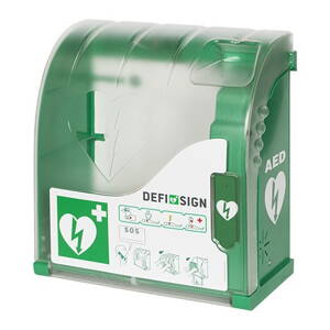 AED skrinka s alarmom a vyhrievaním-exteriérová