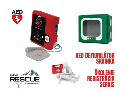 Defibrilátor I.ON LED Basic  + Exteriérová skrinka pre AED